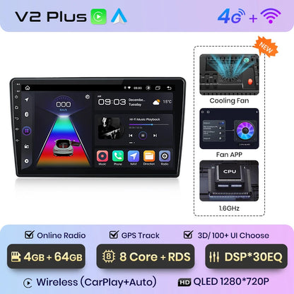 Junsun V1pro AI Voice 2 din Android Auto Radio For Ford C-MAX 2003 - 2010 Carplay 4G Car Multimedia GPS 2din autoradio