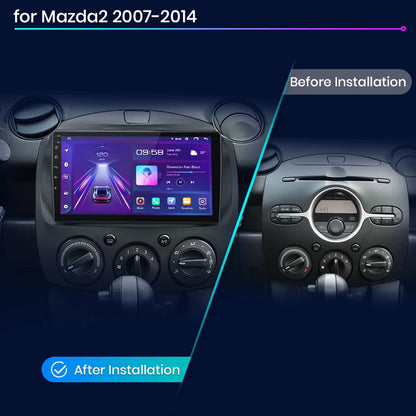 Junsun V1pro AI Voice 2 din Android Auto Radio For MAZDA 2 Mazda2 2007-2014 Carplay 4G Car Multimedia GPS 2din autoradio