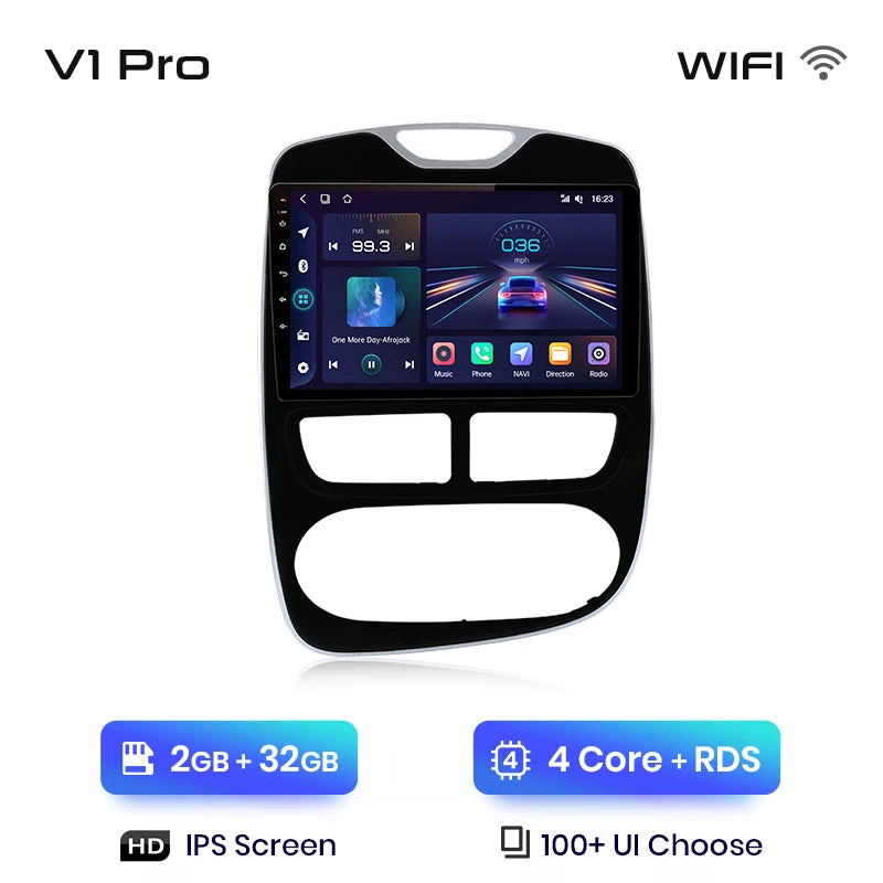 Junsun V1pro AI Voice 2 din Android Auto Radio For Renault Clio 4 ZOE 2012-2016 Carplay 4G Car Multimedia GPS 2din autoradio