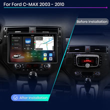 Junsun V3 Plus 2K Android 13 Drahtlose CarPlay Android Auto Auto Intelligente Systeme Für Ford C-MAX 2003 - 2010 7870 Autoradio 