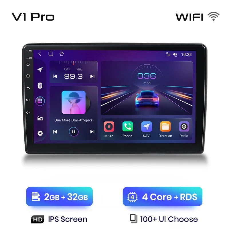 Junsun Wireless CarPlay Android Auto Car Radio For Ford New Transit 2009 2010 2011 2012 2013-2019 Intelligent Systems Multimedia