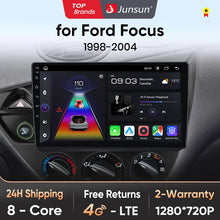 Junsun Wireless CarPlay Android Auto Autoradio für Ford Fiesta 1995-2001 Focus Mk1 1998-2004 Auto Intelligente Systeme Autoradio 