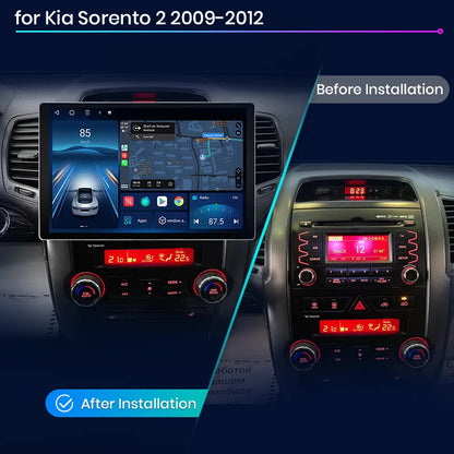 Junsun X7 MAX 2K HD Screen Wireless CarPlay Auto Car Radio for Kia Sorento 2 XM 2009 - 2012 Car Multimedia GPS 2din autoradio