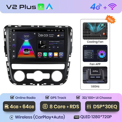 Junsun Wireless CarPlay Android Auto Radio For VOLKSWAGEN PASSAT 2012 2013 2014 2015 Car Intelligent Systems RDS BT WiFi 2 din