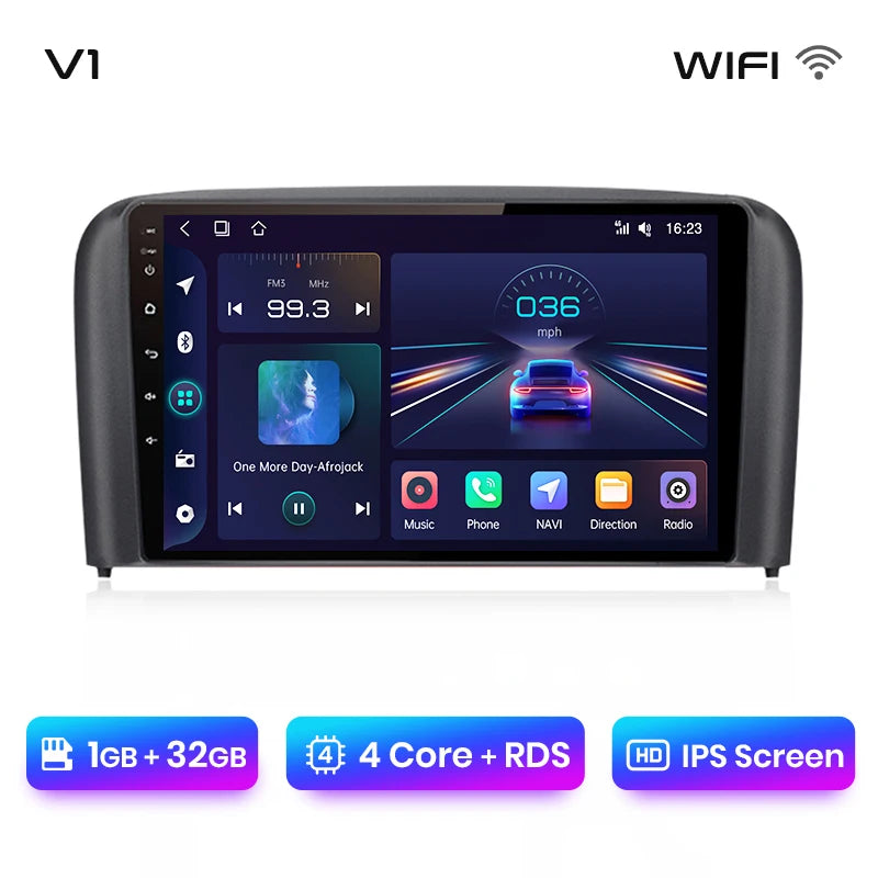 Junsun V1 Pro Für Volvo S80 1998 - 2006 Android Autoradio Autovideoplayer CarPlay Android Auto GPS Keine 2 Din 2din DVD 