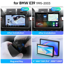 Junsun Wireless CarPlay Car Radio For BMW E39 1995 1996 1997 1998 1999-2003 Android Multimedia