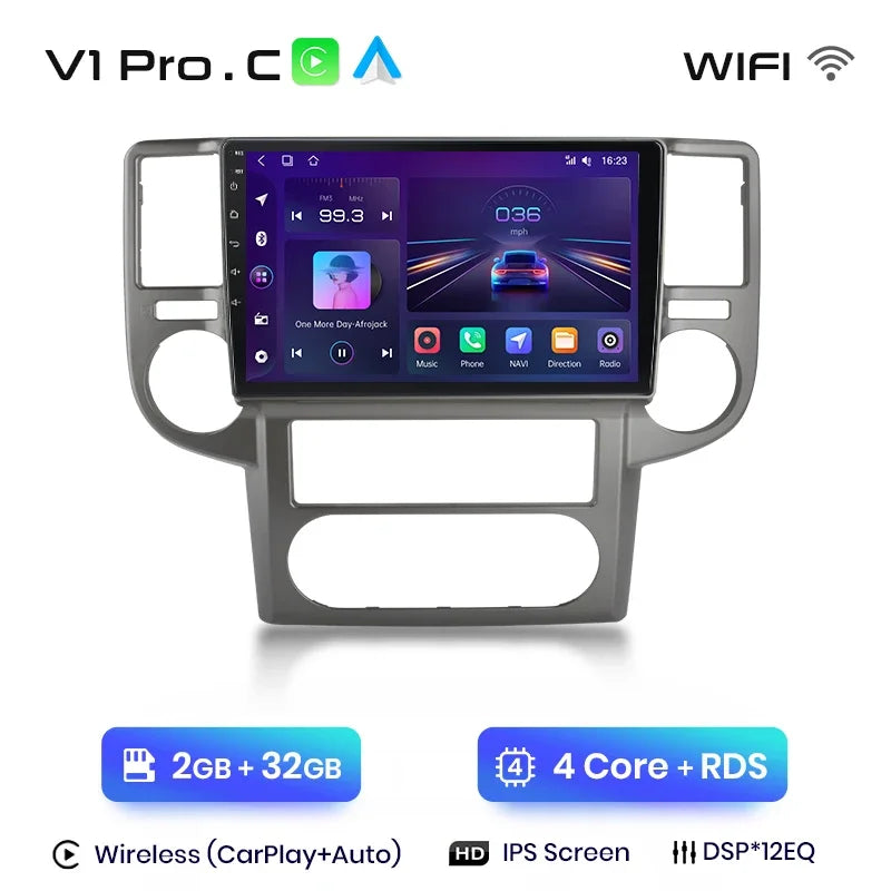 Junsun Drahtlose CarPlay Android Auto Radio Für NISSAN X-TRAIL Xtrail 2003 2004 -2007 Auto Intelligente Systeme RDS BT WiFi 2 din 