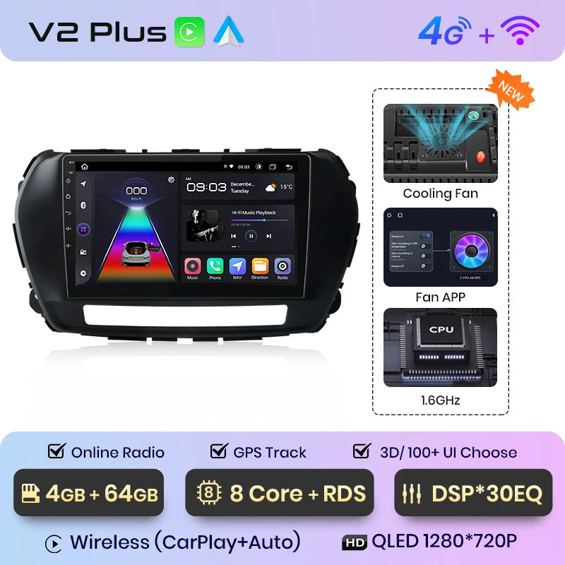 Junsun V1pro 2 Din Android Auto Radio for Great Wall Wingle 5 2017 2018 2019 2020 2021 Car Multimedia Autoradio