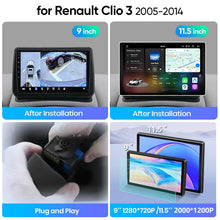 Junsun Wireless CarPlay Car Radio For Renault Clio 3 2005 2006 2007-2014 Android Multimedia