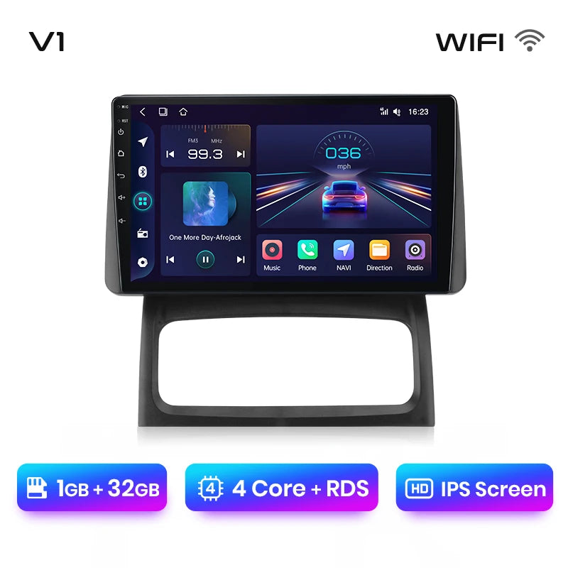 Junsun V1 Plus AI Voice Wireless Android Auto Radio for Renault Clio Campus 2009 Carplay 4G Car Multimedia GPS 2 din autoradio