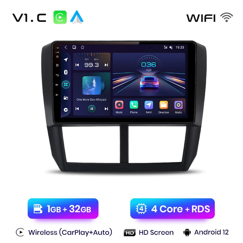 Junsun V1pro AI Voice 2din Android Auto Radio for Subaru Forester 3 SH Impreza 2007-2013 Carplay 4G Car Multimedia GPS autoradio - Junsun Official Store