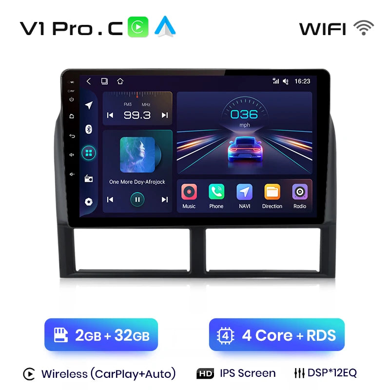 Junsun CarPlay Car Radio Multimedia Player For Jeep Grand Cherokee II WJ 1998 1999 2000-2004 Android Auto GPS 2din autoradio
