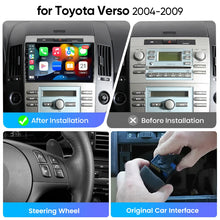 Junsun 8 Core Car Stereo For Toyota Verso 2004 2005 2006 2007-2009  Wireless Carplay Android Auto GPS Navigation FM RDS eSIM