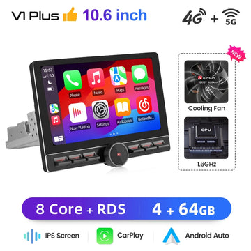 V1 Plus (4GB 64GB) 1 Din