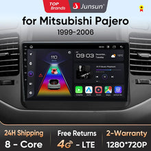 Junsun AI voice 4G LTE wireless CarPlay Android Auto Radio For Mitsubishi Pajero V60 V68 V73 1999-2006 Car Intelligent Systems Multimedia player Stereo RDS BT 2 din autoradio GPS Navi screen