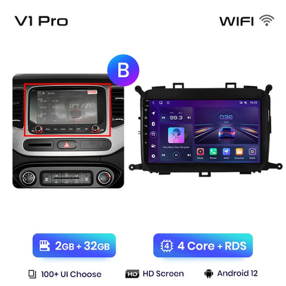Junsun V1pro AI Voice 4G Carplay Android Auto Multimedia Player For Kia Carens 2013-2018 2din Car Radio GPS autoradio bluetooth