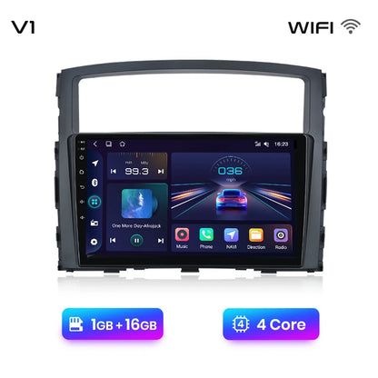 Junsun V1 Plus Car Radio For Mitsubishi Pajero 4 V80 V90 2006 - 2014 wireless CarPlay Android Auto No 2 din 2din DVD