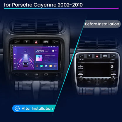 Junsun V1 AI Voice Wireless CarPlay Android Auto Radio For Porsche Cayenne 1 9PA 2002-2010 4G Car Multimedia GPS 2din autoradio