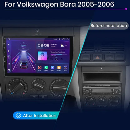 Junsun Wireless CarPlay Android Auto Car Radio Multimedia For Volkswagen Bora 2005-2006 GPS Intelligent Systems Smart Autoradio
