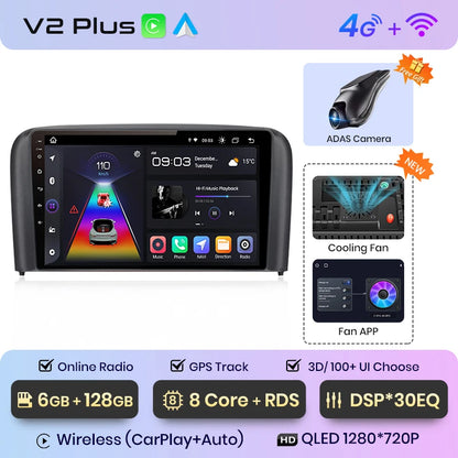 Junsun V1 Pro Für Volvo S80 1998 - 2006 Android Autoradio Autovideoplayer CarPlay Android Auto GPS Keine 2 Din 2din DVD 
