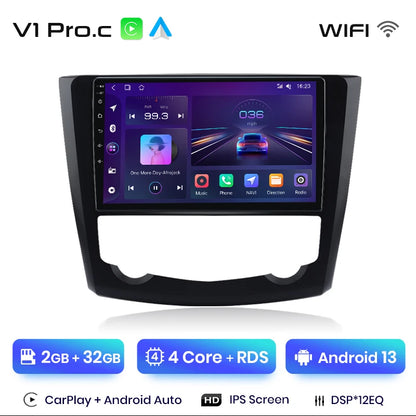 Junsun V1 Plus Car Radio For Renault Kadjar 2015 - 2019 wireless CarPlay Android Auto car intelligent systems No 2 din 2din DVD