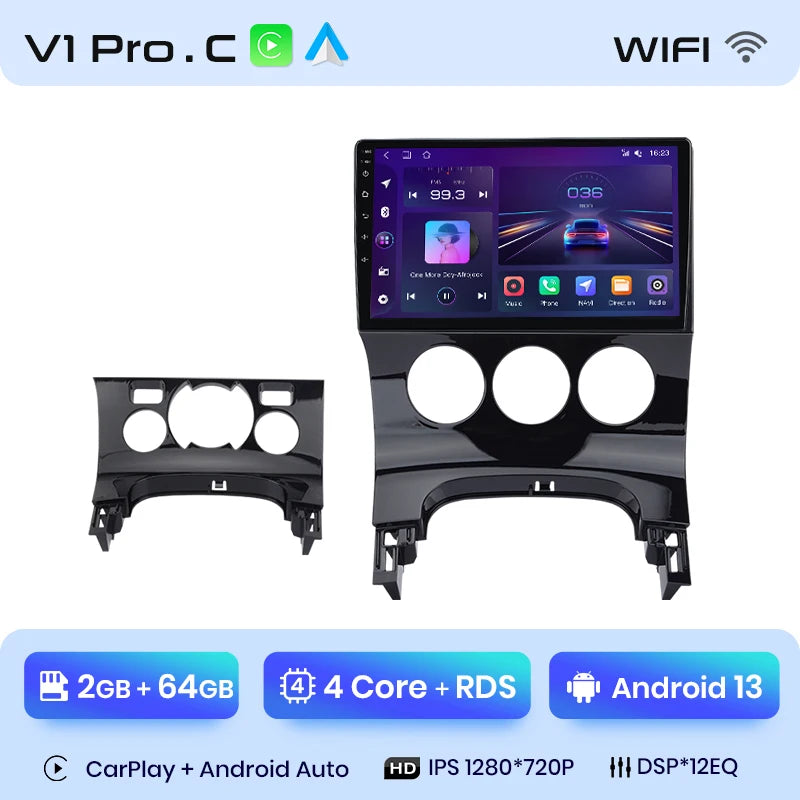 Junsun V1 Plus Car Radio For Peugeot 3008 2009 - 2015 wireless CarPlay Android Auto car intelligent systems No 2 din 2din DVD - Junsun Official Store
