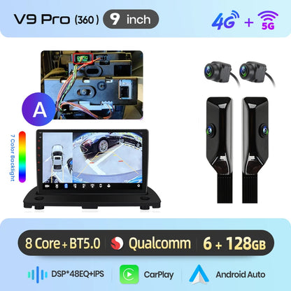 Junsun Wireless CarPlay Car Radio For Volvo XC90 2004-2014 Android Multimedia