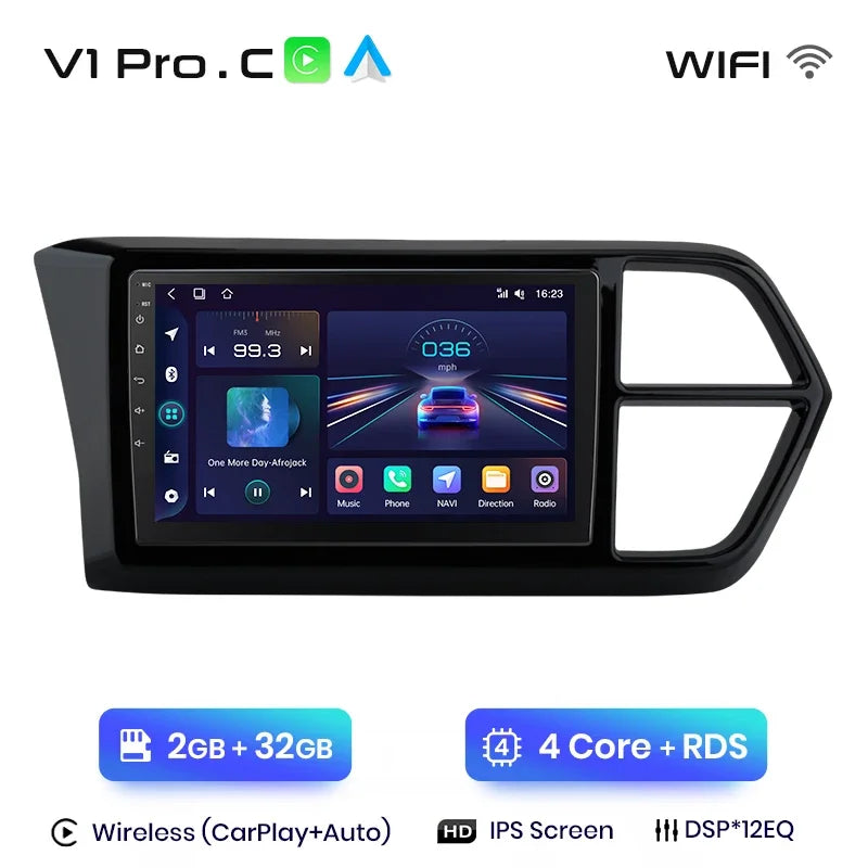 Junsun Wireless CarPlay Android Auto Radio For VOLKSWAGEN JETTA VS5 2019+ Car Intelligent Systems RDS BT WiFi 2 din - Junsun Official Store