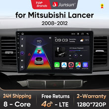 Junsun Car Radio For Mitsubishi Lancer 2007 - 2013 wireless CarPlay Android Auto car intelligent systems No 2 din 2din DVD