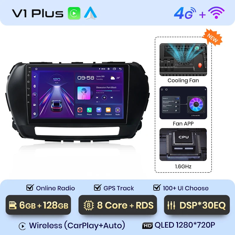 Junsun V1pro 2 Din Android Auto Radio for Great Wall Wingle 5 2017 2018 2019 2020 2021 Car Multimedia Autoradio