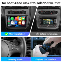 Junsun eSIM Android 14 Wireless CarPlay Android Auto Radio For Seat Altea 2004-2015 Toledo 2004-2009 auto accessories
