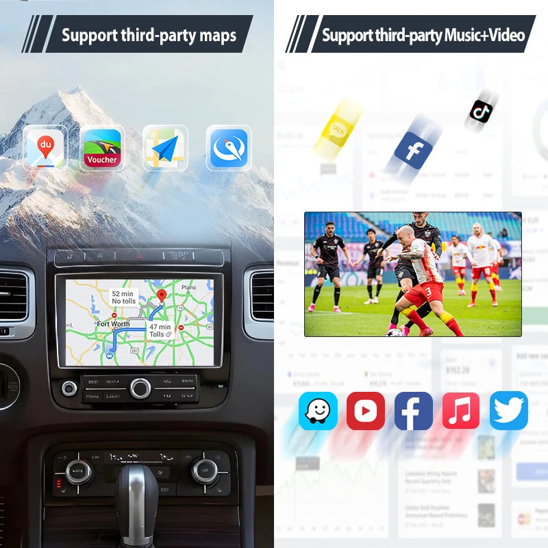 Junsun Wireless CarPlay Car Radio For Volkswagen Touareg RNS850 2010-2018 Android Multimedia - Junsun Official Store