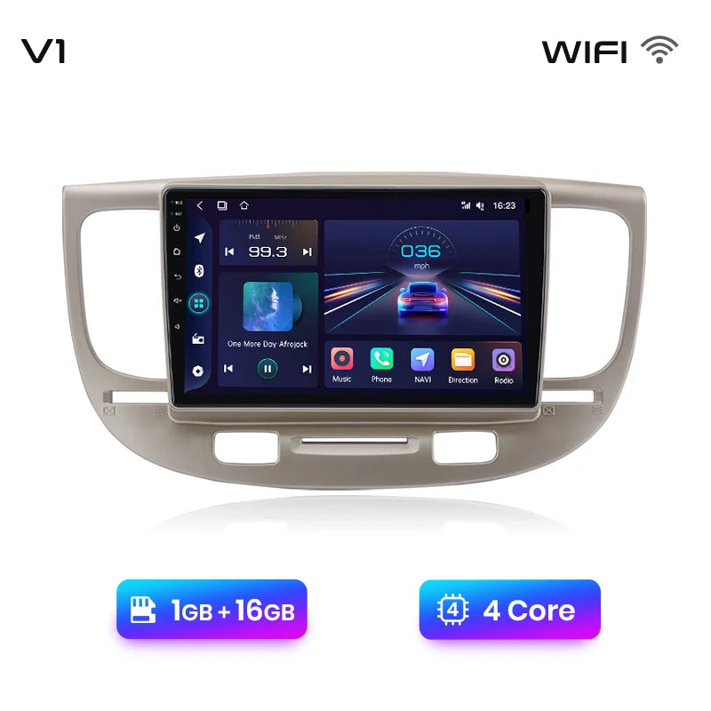 Junsun V1 Plus Car Radio For Kia RIO 2 2005 - 2011 wireless CarPlay Android Auto car intelligent systems No 2 din 2din DVD