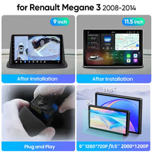 Junsun Wireless CarPlay Car Radio For Renault Megane 3 2008 2009 2010 2011-2014 Android Multimedia