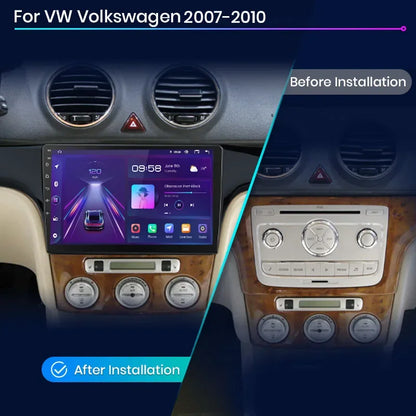 Junsun Wireless CarPlay Android Auto Radio For VOLKSWAGEN LAVIDA 2007 2008 2009 2010 Car Intelligent Systems RDS BT WiFi 2 din