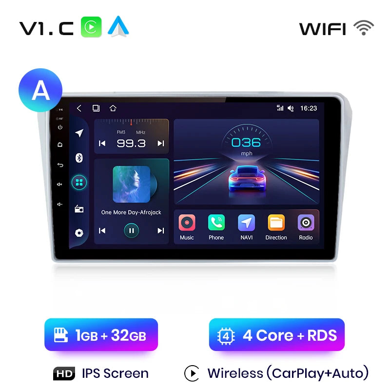 Junsun V1pro AI Voice 2 din Android Auto Radio For Toyota Avensis T25 2002 - 2008  Carplay Car Multimedia GPS 2din autoradio
