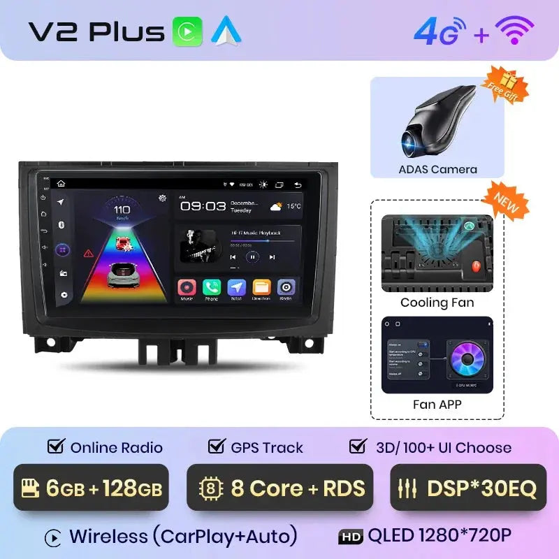 Junsun Wireless CarPlay Android Auto Radio For Mercedes-Benz Sprinter VW Crafter 2006 Car Intelligent Systems RDS BT WiFi 2 din - Junsun Official Store