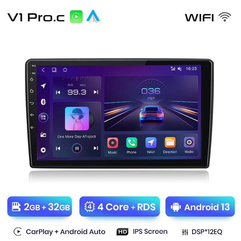 Junsun Car Radio For Peugeot 308 308S 2013 - 2017 wireless CarPlay Android Auto car intelligent systems No 2 din 2din DVD