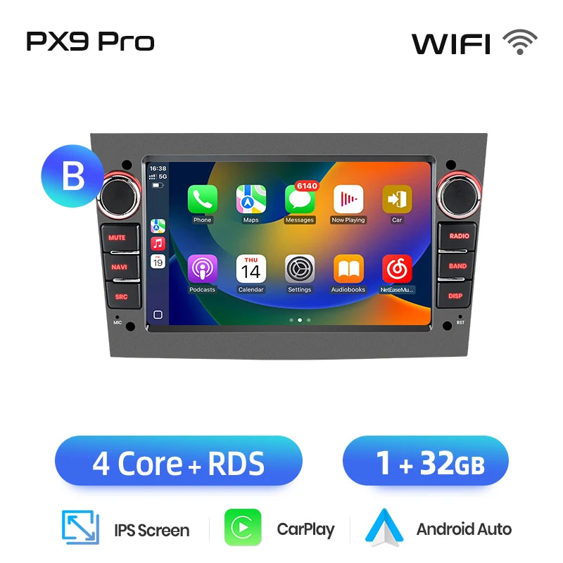 JUNSUN Car Radio For Opel Astra Antara Vectra Corsa Zafira Vivaro  Multimedia Wireless  Carplay  Android Auto Stereo Autoradio
