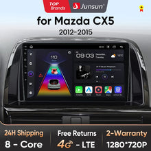 Junsun V1pro AI Voice 2 din Android Auto Radio For Mazda CX-5 2012-2015  Carplay 4G Car Multimedia GPS 2din autoradio
