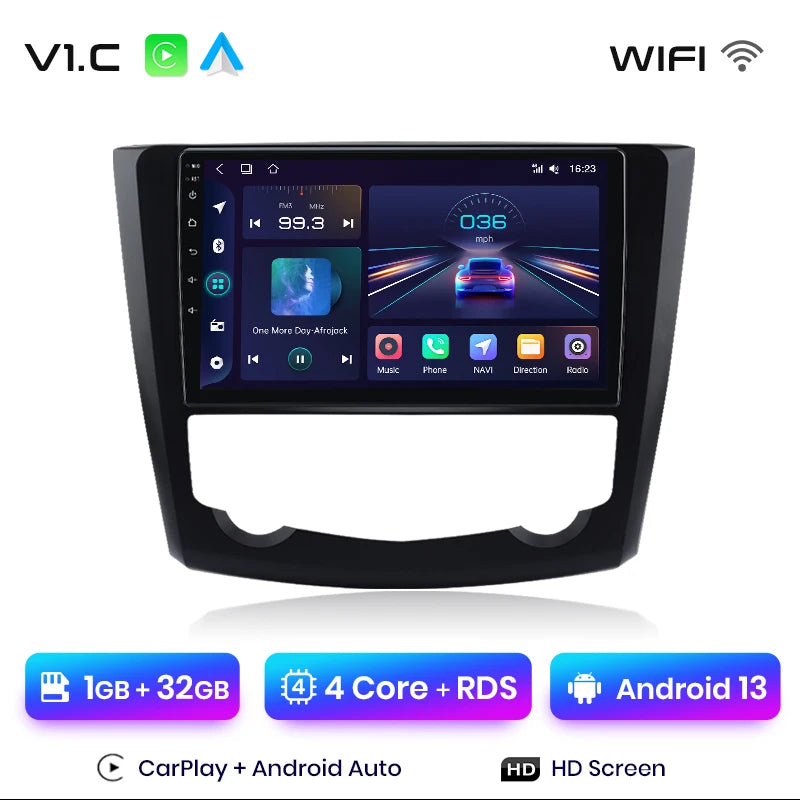 Junsun V1 Plus Car Radio For Renault Kadjar 2015 - 2019 wireless CarPlay Android Auto car intelligent systems No 2 din 2din DVD