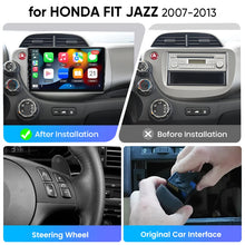 Junsun eSIM Android 14 Wireless CarPlay Android Auto Radio For HONDA FIT JAZZ 2007 2008 -2013 Autoradio Stereo auto accessories