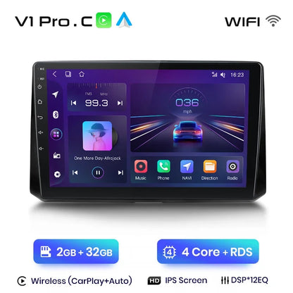 Junsun Wireless CarPlay Android Auto Radio For Toyota Corolla 2018 - 2021 Car Intelligent Systems RDS BT WiFi 2 din