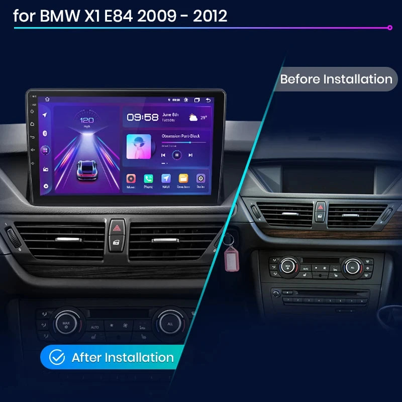 Junsun V1 Plus Car Radio For BMW X1 E84 2009 - 2015 wireless CarPlay Android Auto car intelligent systems No 2 din 2din DVD