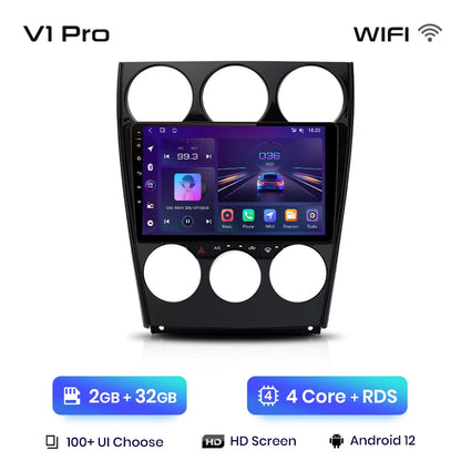 Junsun V1pro AI Voice Android Auto Radio for Mazda 6 2004-2015 Carplay 4G Car Multimedia GPS 2din autoradio