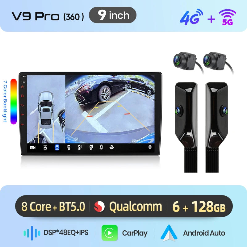 Junsun Wireless CarPlay Car Radio For Fiat Bravo 2007 2008 2009 2010-2012 Android Multimedia