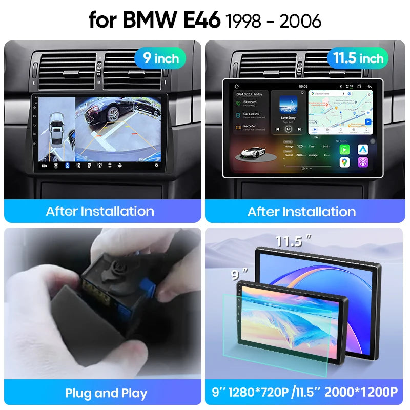 Junsun Wireless CarPlay Car Radio For Volkswagen VW Passt B7 B6 CC 2010-2015 Android Multimedia