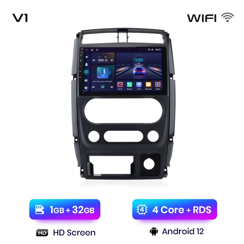 Junsun V1pro AI Voice Car Radio Android Auto Multimedia Player For Suzuki Jimny 3 2005-2019 Carplay 4G RDS 2din GPS autoradio
