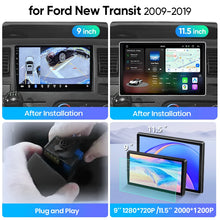 Junsun Wireless CarPlay Car Radio For Ford New Transit 2009 2010 2011-2019 Android Multimedia