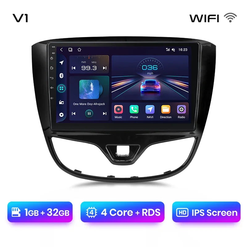 Junsun Wireless CarPlay Android Auto Radio For Opel Karl 2017 2018 2019 2020 Car Intelligent Systems RDS BT WiFi 2 din